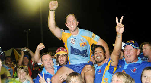 Devils’ Mal Meninga Medallist Darren Burns has come back from retirement. Devils’ Mal Meninga Medallist Darren Burns has come back from retirement.